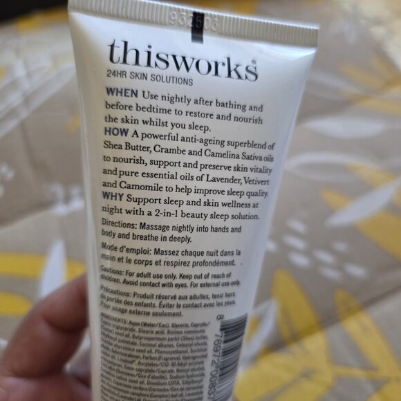 THIS WORKS DEEP SLEEP BODY COCOON 100 ML NEW SEALED - Picture 5 of 6